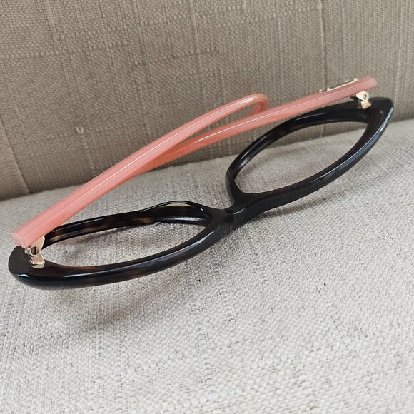 Kate Spade Women Eyeglasses Angelique Dark Havana/Pink Cat Eye Frame only - Picture 7 of 16
